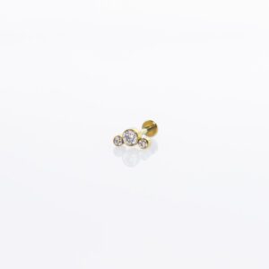 ZORA PIERCING TITANIO GOLD - WATERPROOF