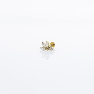 SYLVIE PIERCING TITANIO GOLD - WATERPROOF