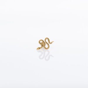SNAKE PIERCING TITANIO GOLD - WATERPROOF