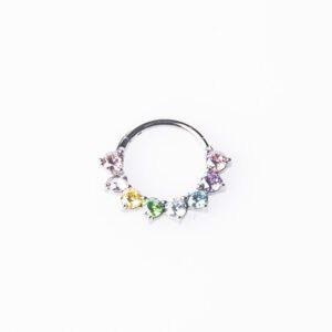 DELPHINE COLOUR PIERCING TITANIO SILVER - WATERPROOF