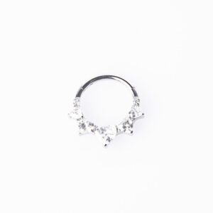 DELPHINE PIERCING TITANIO SILVER - WATERPROOF