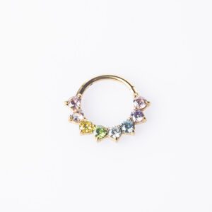 DELPHINE COLOUR PIERCING TITANIO GOLD - WATERPROOF