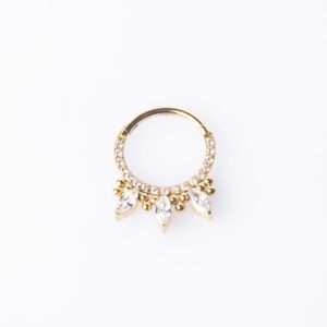 VALERIA PIERCING TITANIO GOLD - WATERPROOF
