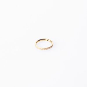 SASKIA PIERCING TITANIO GOLD - WATERPROOF